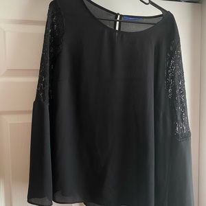 Apt 9 Bell Sleeve Lace Detail Blouse